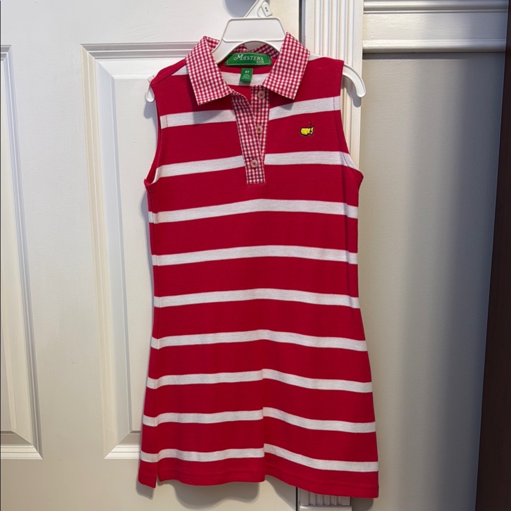 Masters PINK and White Striped 4T Dress